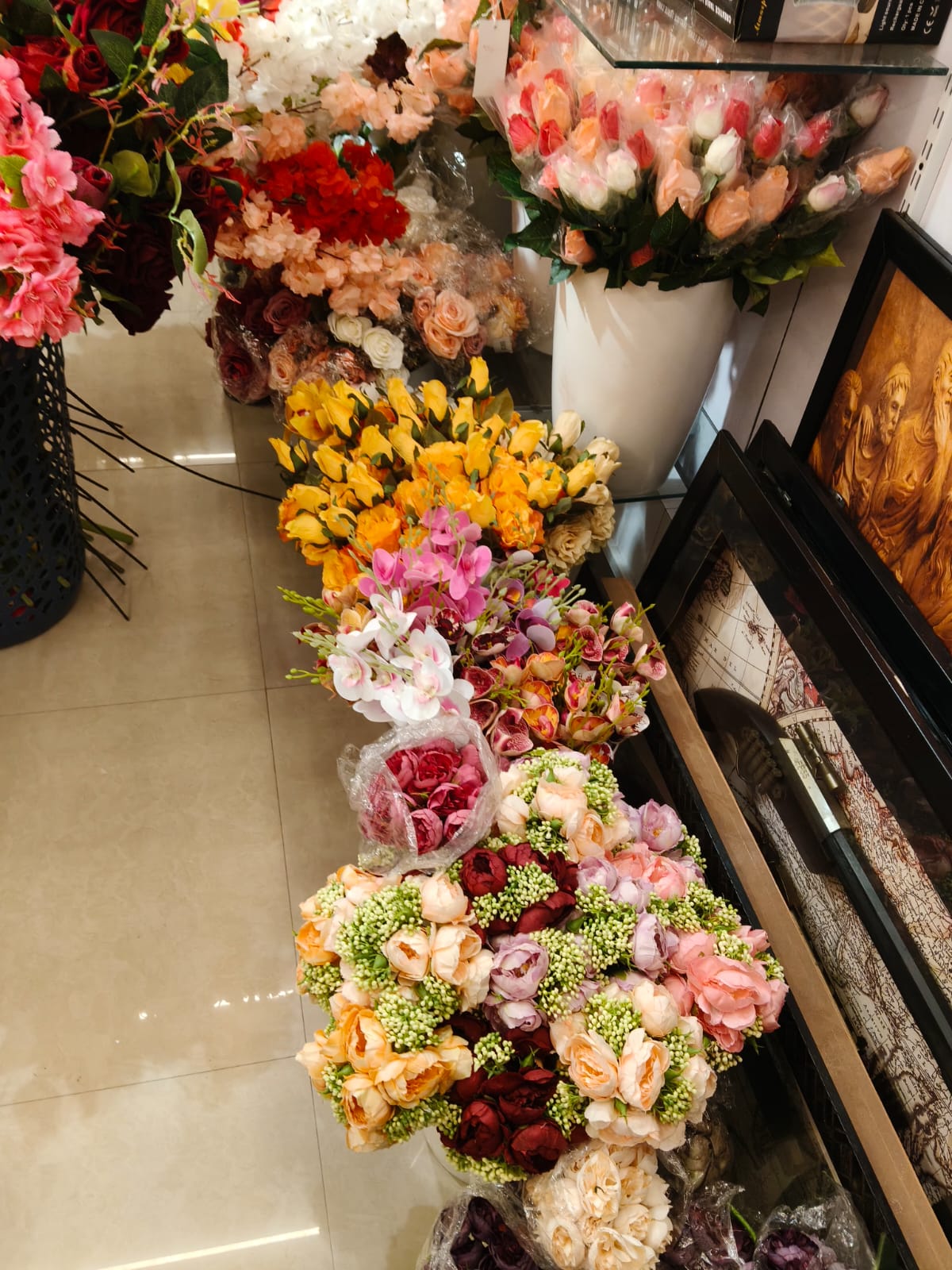 Terracotta Sunset Floral Art